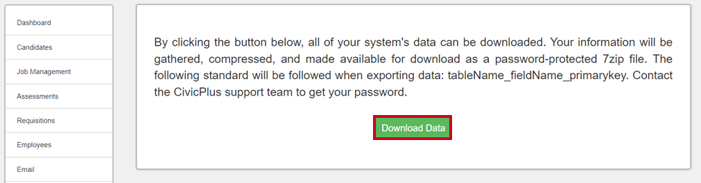 download data button